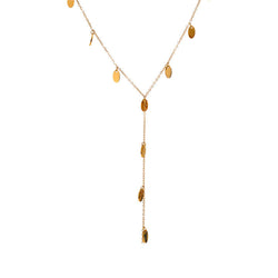 Inara Disc Y Necklace
