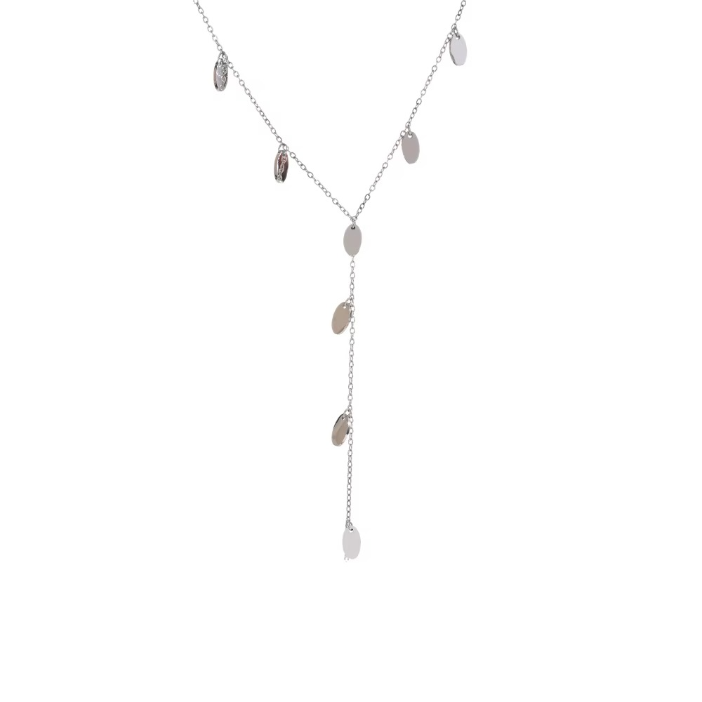 Inara Disc Y Necklace