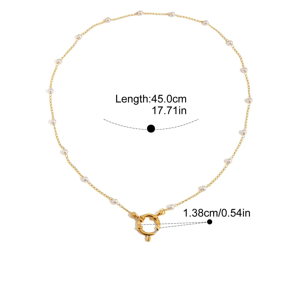 Indie Bloom Pearl Charm Necklace