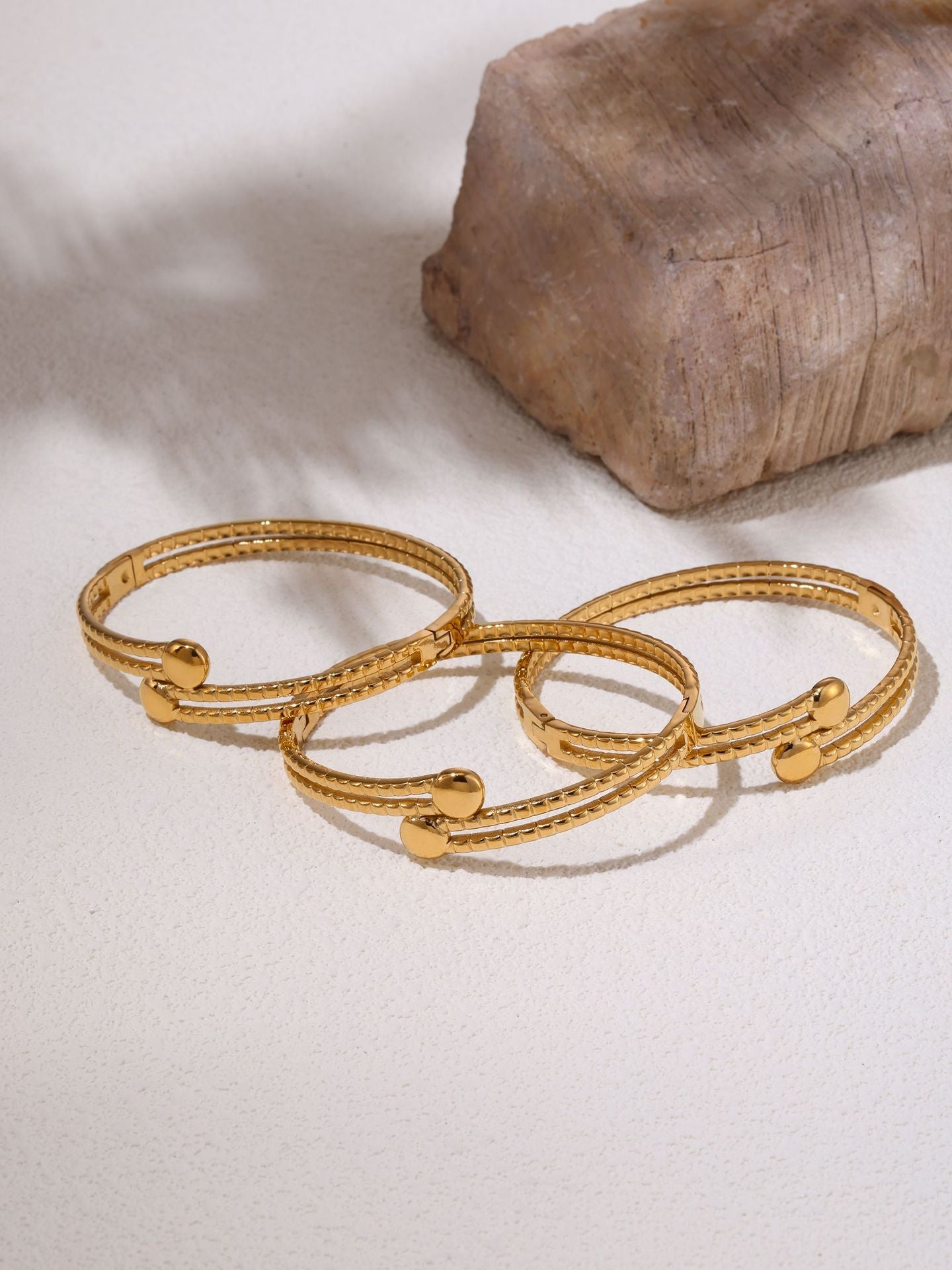 Indira Gridline Wrap Bangle
