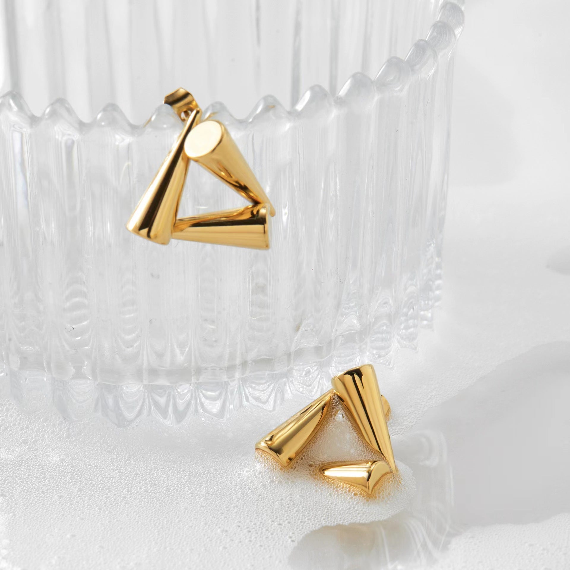 Kari Toggle Charm Hoops
