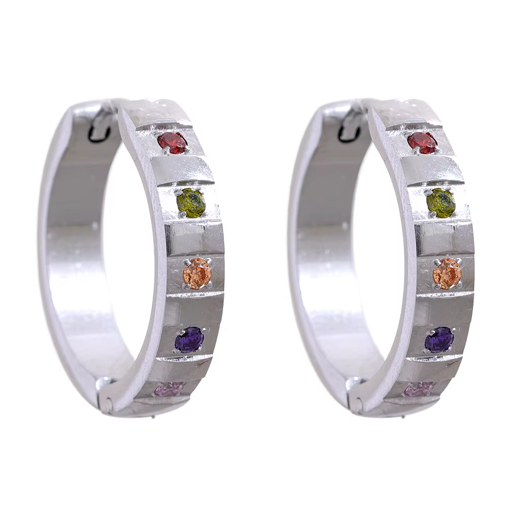 Kiara Rainbow Gleam Hoops