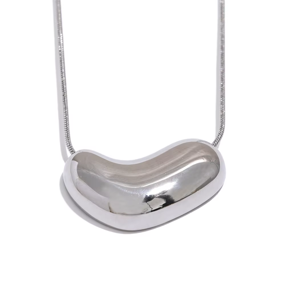 Molten Gold Bean Pendant