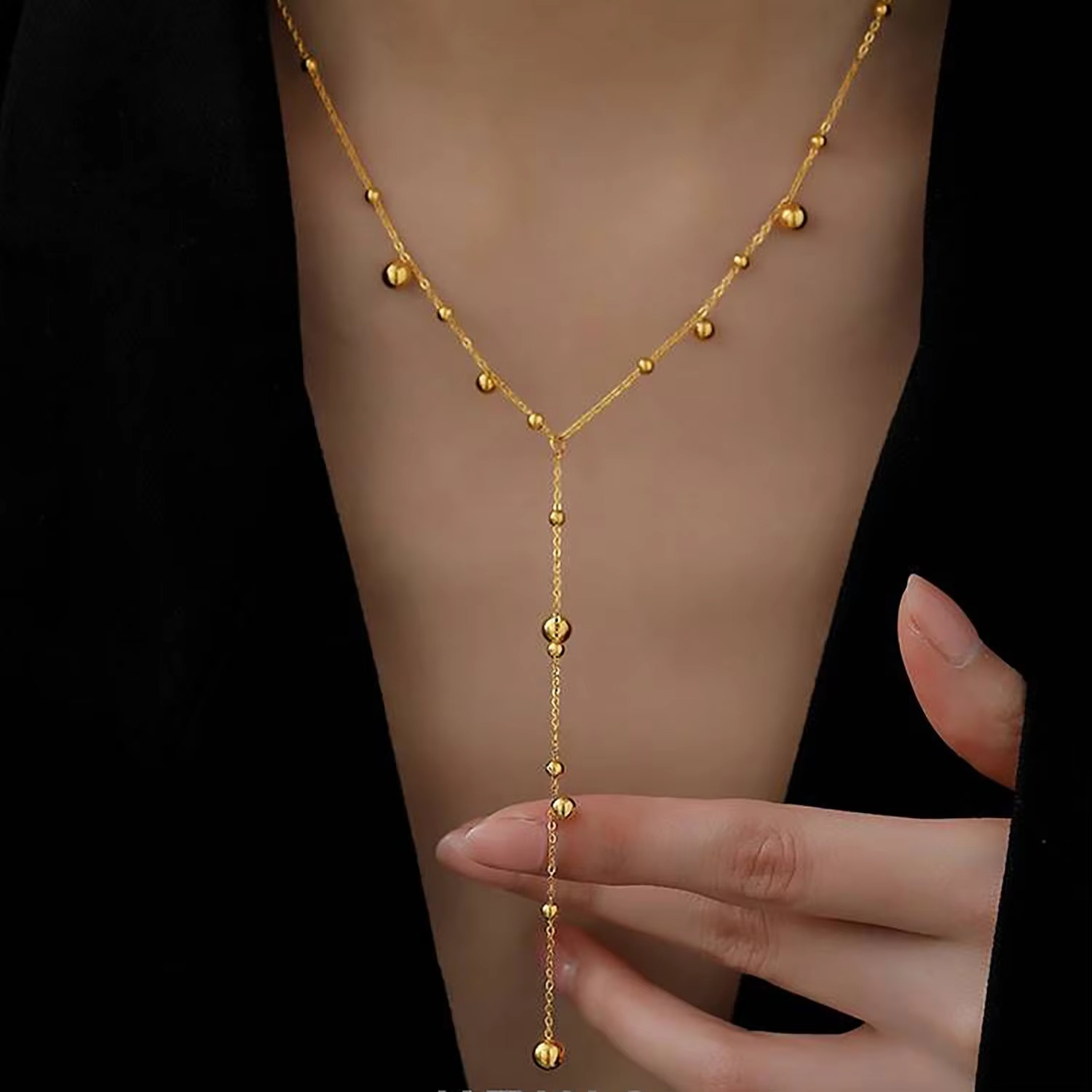 Nayra Beadfall Necklace