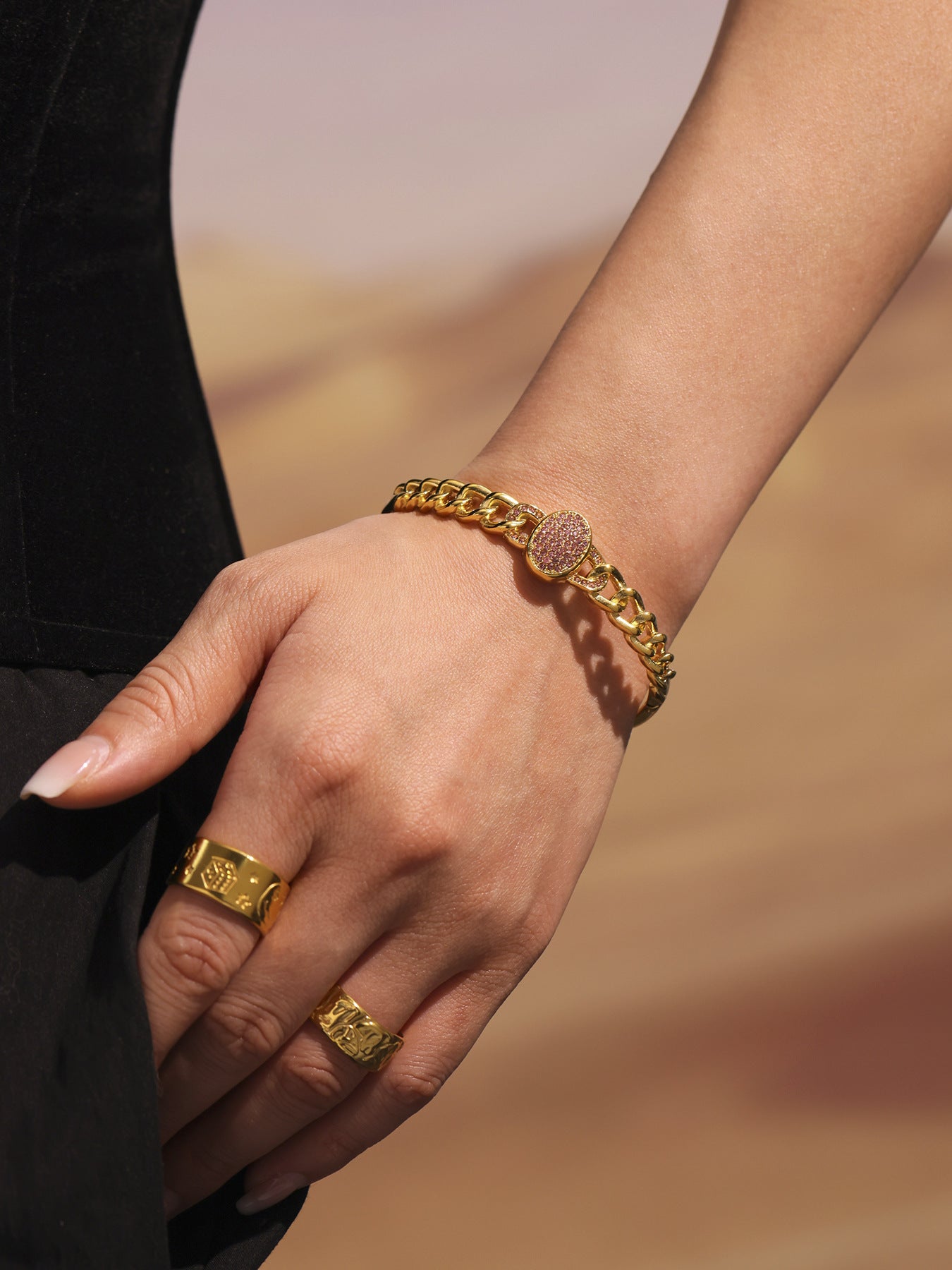 Nayra Zircon Bangle