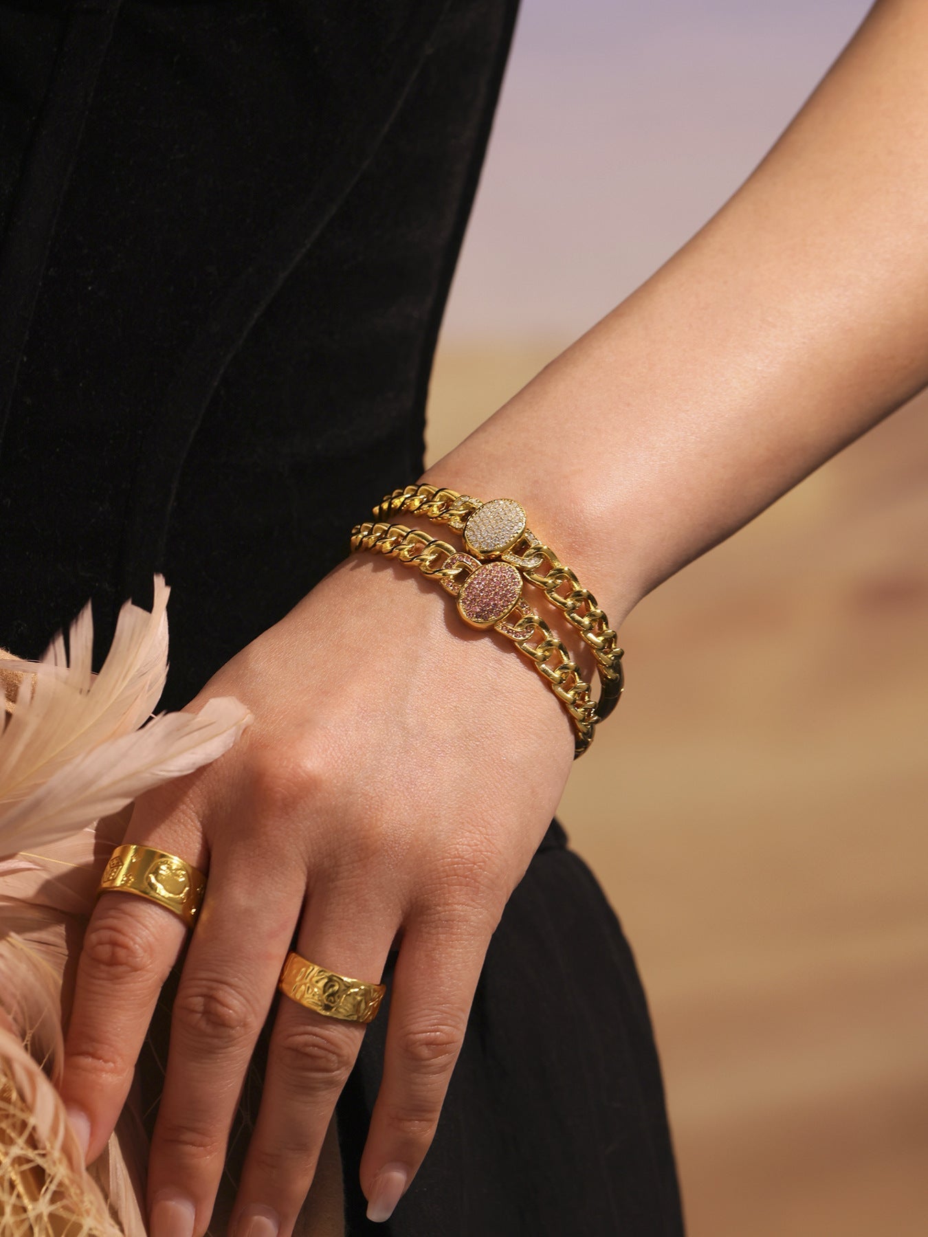 Nayra Zircon Bangle