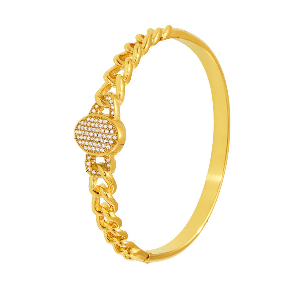 Nayra Zircon Bangle