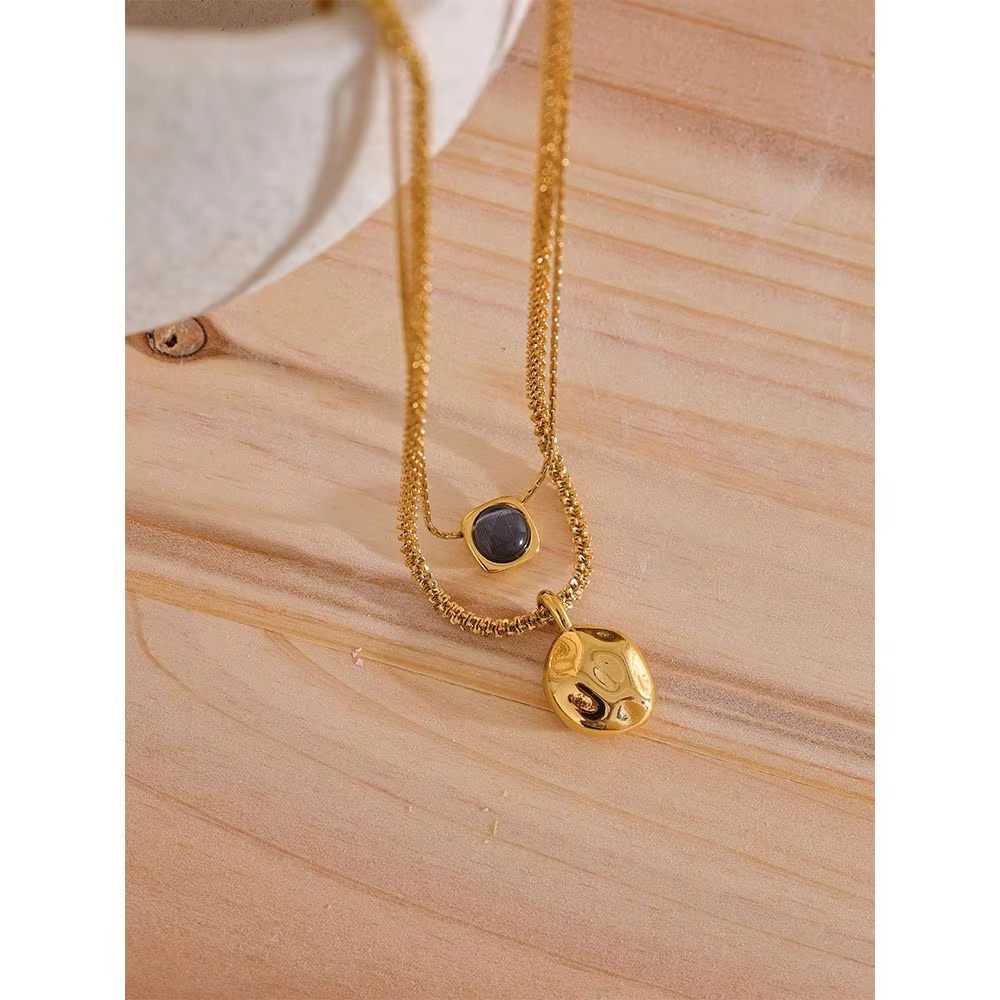 Noor Molten Duo Necklace