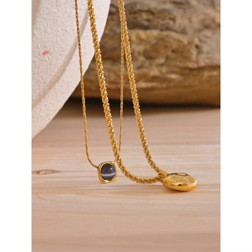 Noor Molten Duo Necklace