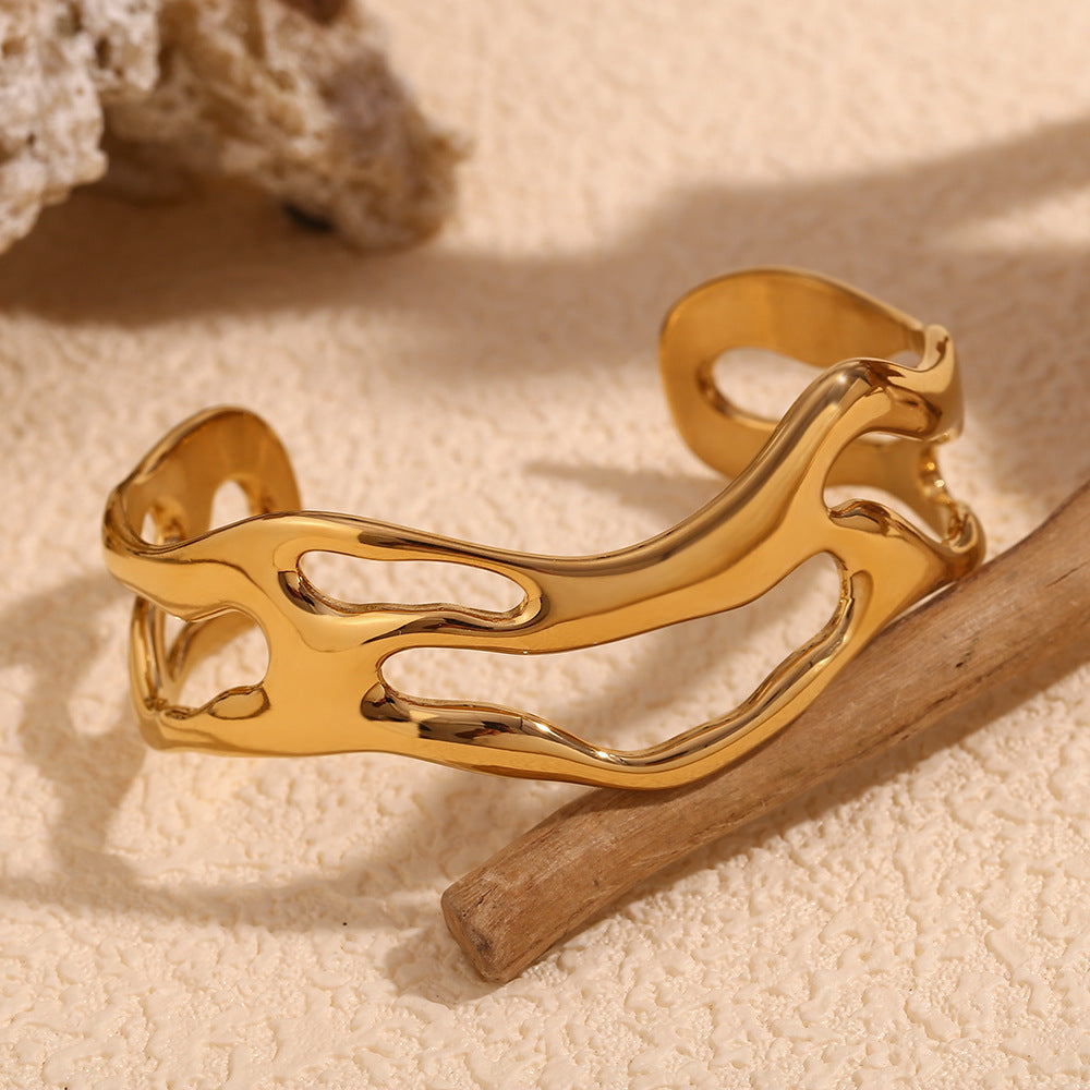 Reva Molten Cuff Bracelet