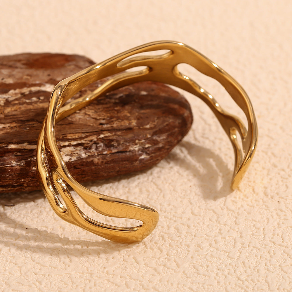 Reva Molten Cuff Bracelet