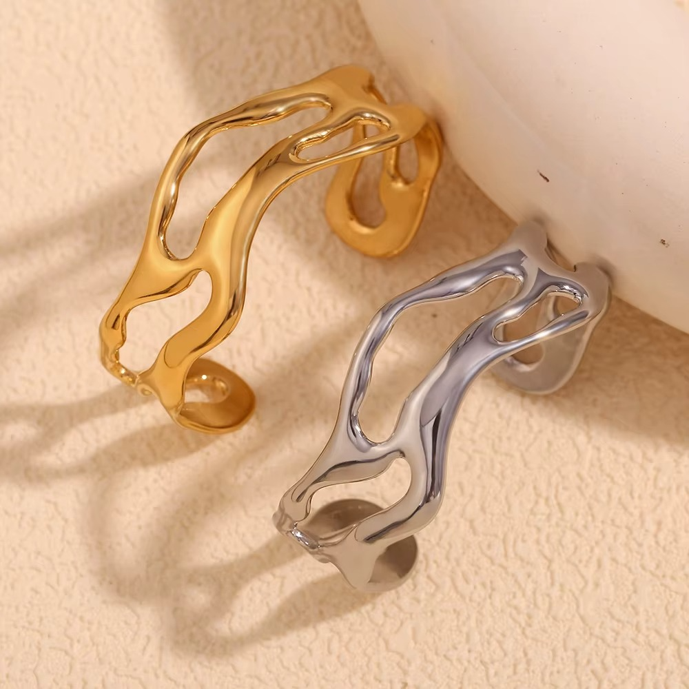 Reva Molten Cuff Bracelet