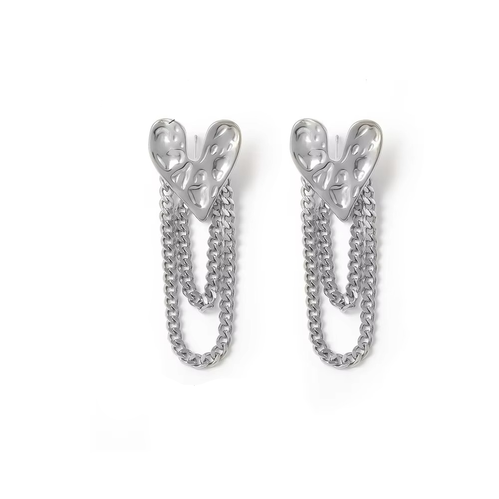 Tia Heart Chain Drops