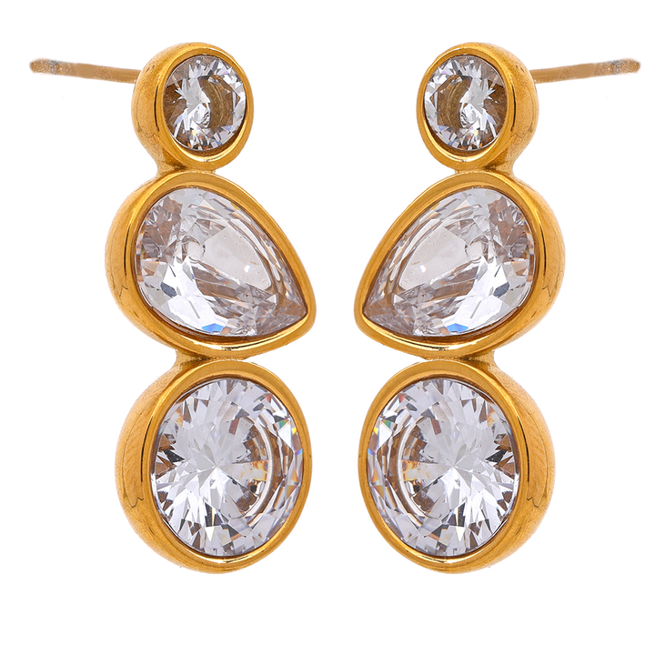 Zia Crystal Cascade Stud
