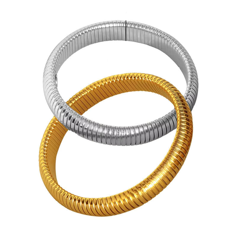 Zoya Dual Color Criss Cross Bangle
